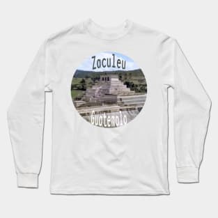 Zaculeu Ruins Guatemala Travel Stickers Long Sleeve T-Shirt